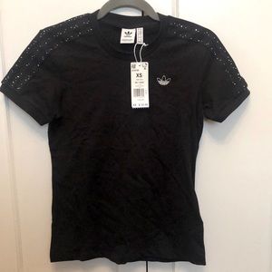 NWT Adidas rhinestone tshirt